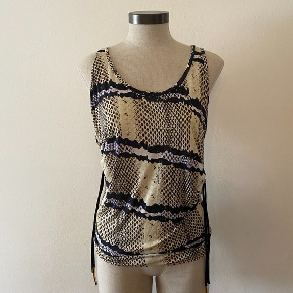 Just Cavalli Snakeprint Tank Top - Picture 1 of 8